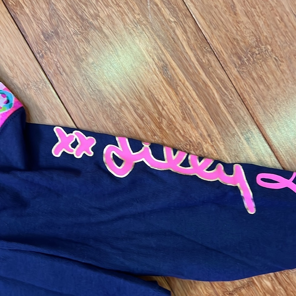 Lilly Pulitzer Mini Finn top L & XL cockatoo pink paws for a cause NWT - Picture 5 of 7